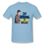 Men's Graphic T Shirt The Ukraine Is Weak For Light Cool O-Neck Short Sleeves Tees