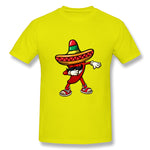 Men's Casual T-shirt Drinco Party Shirt Tequila Fiesta Food Costume Cool Round Neck Short Sleeves Blouse Tops