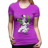 Womens Graphic T-Shirt Asterix & Obelix Dogmatix Laurel Wreath Summer Round Neck Short Sleeve Tee