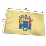 Fly Breeze 3 X 5 Ft Flag New Jersey Flag Polyester Double Stitched Brass Grommets for Indoor Outdoor