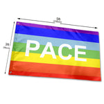 Fly Breeze 3 X 5 Ft Flag Rainbow PACE Flag Polyester UV Fade Resistant for Party