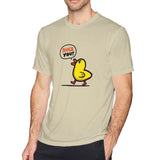 Mens Novelty T-Shirt Duck You! Style O-Neck Short Sleeves Blouse Tops