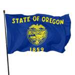 Fly Breeze 3 X 5 Ft Flag Oregon Flag Polyester Double Stitched Brass Grommets for Outside Garden