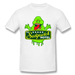 Cotton T Shirt for Men Ghost Hotel New Comfy Crew Neck Short Sleeves Blouse Tops