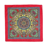 Paisley Cowboy Bandanas 12 Pack 22 Inch Novelty Handkerchief Headbands for Men Women