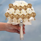 Vintage Wedding Bridal Elegant Brooches Crystal Rhinestone Tear drop Brooch Pin for Women