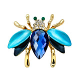 Cool Rhinestone Crystal Bee Brooch Pins DIY Wedding Bouquet Brooches