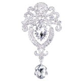 Brooch Pin Women's Rhinestones Breastpin for Wedding Banquet Bouquet