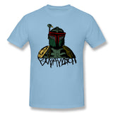 Mens Novelty T-Shirt THE BOBA WITCH Breathable Crew Neck Short Sleeves Tees