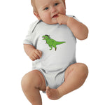 Toddler Climbing Bodysuit Tyrannosaurus Cool Graphic Baby Boy Girls Short Sleeves Climbing T-Shirt