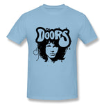 Men's Graphic T Shirt The Doors Breathable Round Neck Short Sleeves Tees