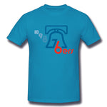 Men's Casual T-shirt Blue Bell Comfy O-Neck Short Sleeves Tees