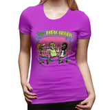 Women's Casual T-shirt The Fabulous Furry Freak Brothers Comfy Crew Neck Short Sleeve Tee