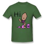 Mens Novelty T-Shirt Zerg Hi Breathable O-Neck Short Sleeves Shirt