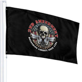 Fly Breeze 3 X 5 Ft Flag 2nd Amendment Polyester Double Stitch Banner for House Decorations