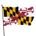 Fly Breeze 3 X 5 Ft Flag US Flag Of Maryland Polyester UV Fade Resistant for Home