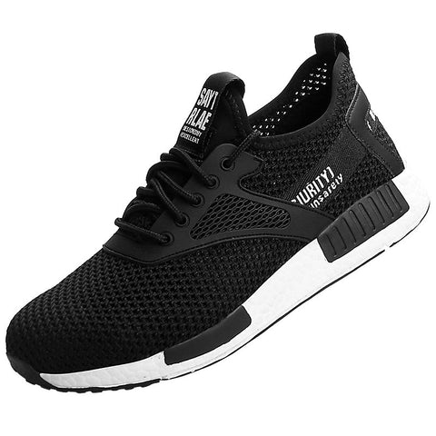 Steel Toe Shoes for Men Lightweight Work Safety Sneakers for Women Pun Design Life Bar Steel Toe Shoes for Men Lightweight Work Safety Sneakers for Women Pun Design Life Bar