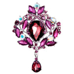 Premium Quality Brooches Women Ladies Personality Glass Rhinestone Brooch Pin for Clothes Bag Hat Scarves Shawl Clip