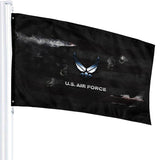 Fly Breeze 3 X 5 Ft Flag US. Air Force Logo Polyester Double Stitch Banner for Indoor Outdoor