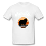 Men's Graphic T Shirt Funny Happy Hallloween Beautiful Sheep Breathable O-Neck Short Sleeves Tees