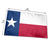 Fly Breeze 3 X 5 Ft Flag Texas Flag Polyester Durable Nylon for Home