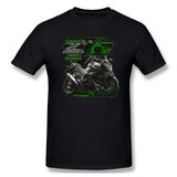 Cotton T Shirt for Men Kawasaki Owners Indonesia Cool Round Neck Short Sleeves Tee