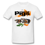 Cotton T Shirt for Men Reservoir Pigs (suited Redux) Cool O-Neck Short Sleeves Blouse Tops