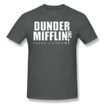 Men's Casual T-shirt Dunder Mifflin Paper Comfy O-Neck Short Sleeves Blouse Tops