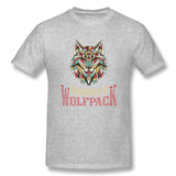 Men's Graphic T Shirt Groom's WolfPack Comfy Round Neck Short Sleeves Blouse Tops