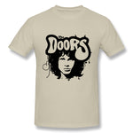 Men's Graphic T Shirt The Doors Breathable Round Neck Short Sleeves Tees