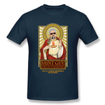 Men's Casual T-shirt Saint Guy Cool Crew Neck Short Sleeves Blouse Tops