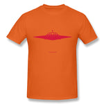 Men's Graphic T Shirt The UFO Style O-Neck Short Sleeves Blouse Tops