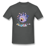 Mens Novelty T-Shirt Beauty Is In The Eyes Of The Monster Comfy Crew Neck Short Sleeves Shirt