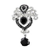 Brooch Pin Women's Rhinestones Breastpin for Wedding Banquet Bouquet