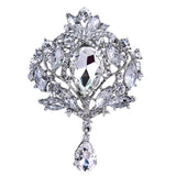 Premium Quality Brooches Women Ladies Personality Glass Rhinestone Brooch Pin for Clothes Bag Hat Scarves Shawl Clip