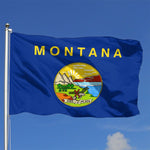 Fly Breeze 4 X 6 Ft Polyester Flag Montana Flag Brass Grommet Canvas Header Indoor Outdoor