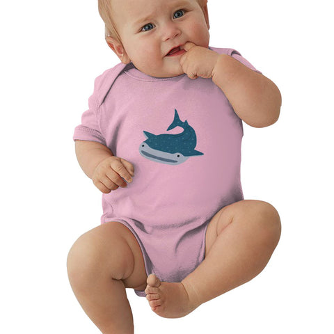 Toddler Climbing Bodysuit Whale Colors Print Graphic Unisex Baby Short Sleeves Outfits Clothes