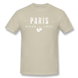 Men's Casual T-shirt Paris Comfy Round Neck Short Sleeves Tee