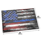 Fly Breeze 4 X 6 / 3*5 Ft Polyester Flag Vintage American Flag Double Stitch Banner Garden Indoor Outdoor