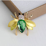 Cool Rhinestone Crystal Bee Brooch Pins DIY Wedding Bouquet Brooches