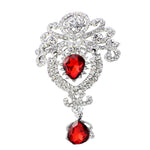 Brooch Pin Women's Rhinestones Breastpin for Wedding Banquet Bouquet