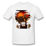 Cotton T Shirt for Men Safari Revenge Comfortable O-Neck Short Sleeves Tees