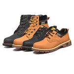 Work Safety Boots for Men Durable Indestructible Steel Toe Sneakers Waterproof and Non-Slip Women Work Shoes