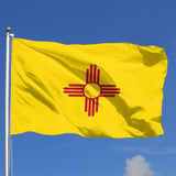 Fly Breeze 4 X 6 Ft Polyester Flag New Mexico Flag Double Stitched Brass Grommets Indoor Outdoor