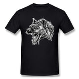 Mens Novelty T-Shirt Hyena He Who Laughs Last Comfy Round Neck Short Sleeves Tee