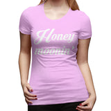 Women’s Cotton T Shirt Honey Moonin Honeymoon Wedding Gift Sexy Crew Neck Short Sleeve Shirts