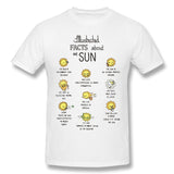 Cotton T Shirt for Men The Sun Cool O-Neck Short Sleeves Blouse Tops