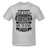 Men's Casual T-shirt Dont Like Me Breathable O-Neck Short Sleeves Tees