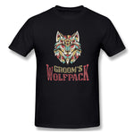 Men's Graphic T Shirt Groom's WolfPack Comfy Round Neck Short Sleeves Blouse Tops