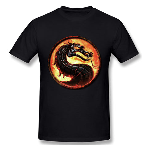 Men's Graphic T Shirt Dragon Chinese Legend Comfortable Round Neck Short Sleeves Tee